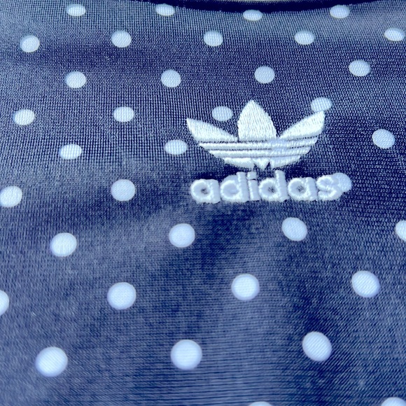 Adidas Polka Dot Fleece Dress - Picture 2 of 6